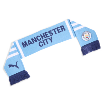 Manchester City zimný šál Essential blue