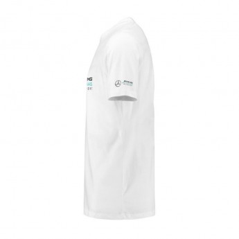 Mercedes AMG Petronas pánske tričko Logo white F1 Team 2018