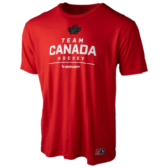 Hokejové reprezentácie pánske tričko CANADA Bauer Olympic red