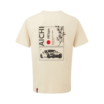 Toyota Gazoo Racing pánske tričko Aichi beige 2026