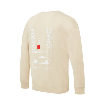 Toyota Gazoo Racing pánska mikina Japan beige 2026