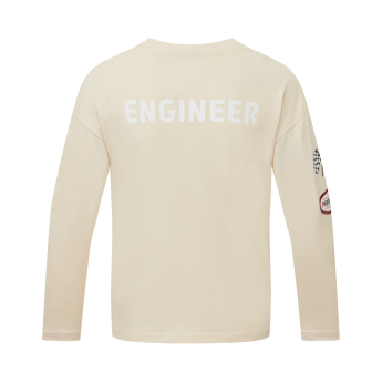 Toyota Gazoo Racing detské tričko s dlhým rukávom Engineer beige 2026