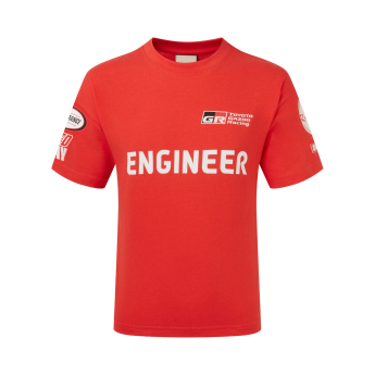 Toyota Gazoo Racing detské tričko Engineer red 2026