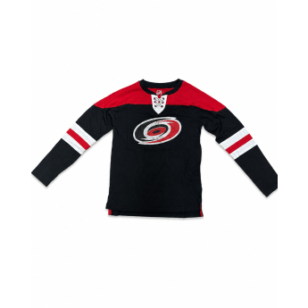 Carolina Hurricanes detské tričko s dlhým rukávom NHL Laces Washed Logo