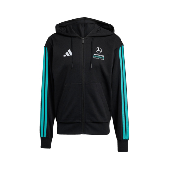Mercedes AMG Petronas pánska mikina s kapucňou DNA black F1 Team 2026