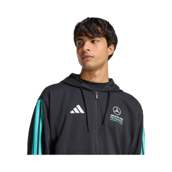 Mercedes AMG Petronas pánska mikina s kapucňou DNA black F1 Team 2026