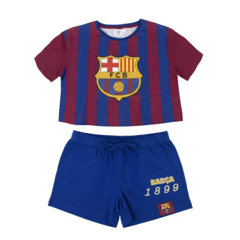 FC Barcelona dámske pyžamo Short Stripe