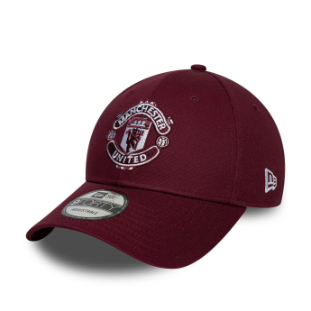 Manchester United čiapka baseballová šiltovka 9Forty Seasonal burgundy