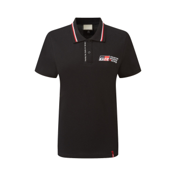 Toyota Gazoo Racing dámske polo tričko Logo black GR 2026