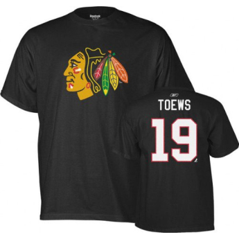 Chicago Blackhawks pánske tričko black Jonathan Toews