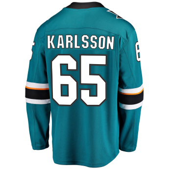 San Jose Sharks hokejový dres #65 Erik Karlsson Breakaway Alternate Jersey