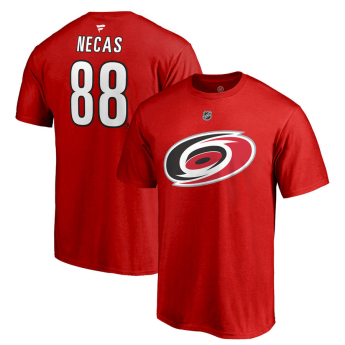 Carolina Hurricanes pánske tričko Martin Nečas #88 Stack Logo Name & Number