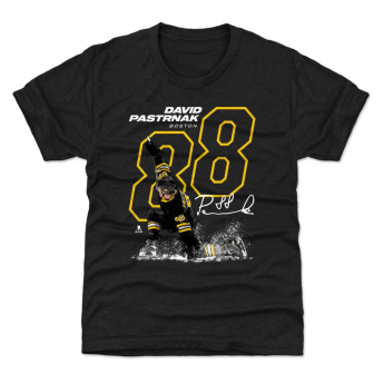 Boston Bruins detské tričko David Pastrnak #88 OUTLINE 500 Level