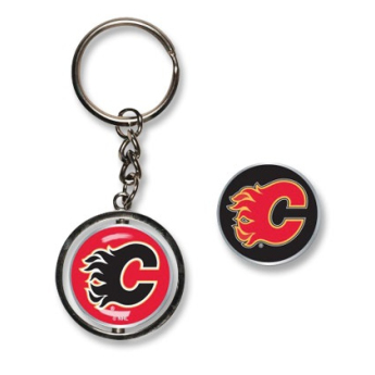 Calgary Flames kľúčenka Spinner Key Ring