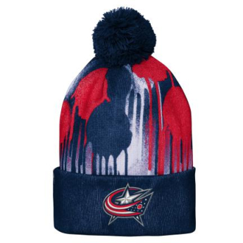 Columbus Blue Jackets detská zimná čiapka Paint Splatter Cuffed