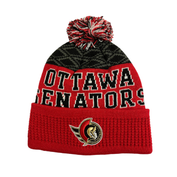 Ottawa Senators detská zimná čiapka Puck Pattern Cuffed