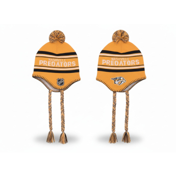 Nashville Predators detská zimná čiapka Jacquard Tassel