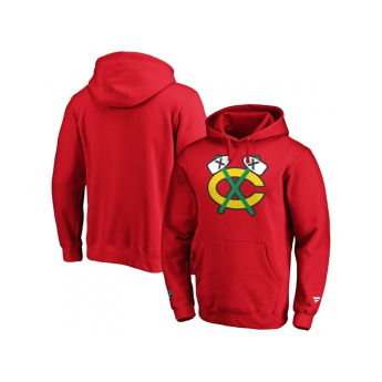 Chicago Blackhawks pánska mikina s kapucňou Primary Logo Graphic Hoodie red