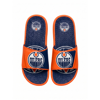 Edmonton Oilers pánske šľapky Colorblock Slipper