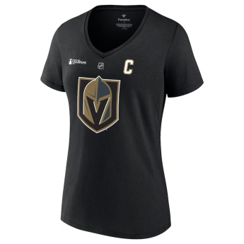 Vegas Golden Knights dámske tričko Mark Stone 2023 Stanley Cup Champions Authentic Stack Player Name & Number V-Neck
