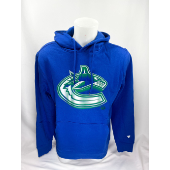 Vancouver Canucks pánska mikina s kapucňou Chrome Graphic Hoodie Blue Chip