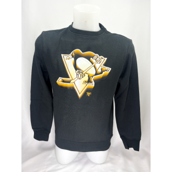 Pittsburgh Penguins pánska mikina Chrome Graphic Crew Sweatshirt Black