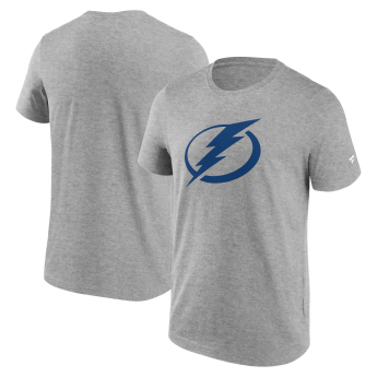 Tampa Bay Lightning pánske tričko Primary Logo Graphic Sport Gray Heather