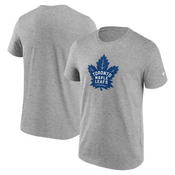 Toronto Maple Leafs pánske tričko Primary Logo Graphic Sport Gray Heather