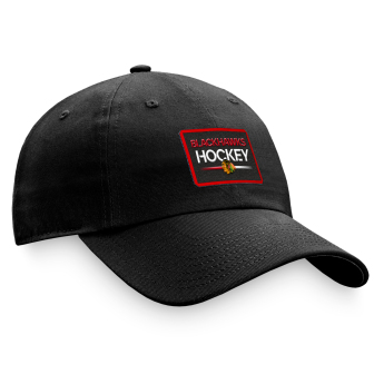 Chicago Blackhawks čiapka baseballová šiltovka Authentic Pro Prime Graphic Unstructured Adjustable black