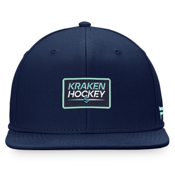 Seattle Kraken čiapka flat šiltovka Authentic Pro Prime Flat Brim Snapback navy