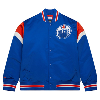 Edmonton Oilers pánska bunda NHL Heavyweight Satin Jacket