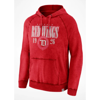 Detroit Red Wings pánska mikina s kapucňou A/LS Hoodie red