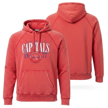 Washington Capitals pánska mikina s kapucňou A/LS Hoodie red