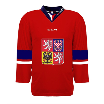 Hokejové reprezentácie hokejový dres Czech Republic 2023/2024 CCM Fandres replica - red
