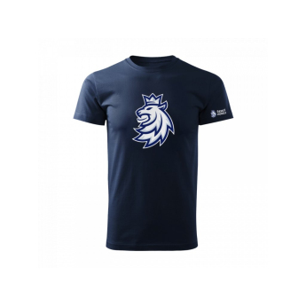 Hokejové reprezentácie detské tričko Czech Republic logo lion navy