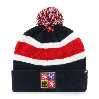 Hokejové reprezentácie zimná čiapka Czech Republic Breakaway 47 Cuff Knit Navy