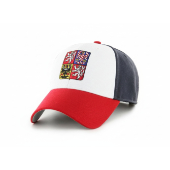 Hokejové reprezentácie detská čiapka baseballová šiltovka Czech Republic Replica Basic CT 47 MVP white-navy