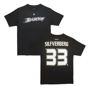 Anaheim Ducks pánske tričko #33 Jakob Silfverberg black