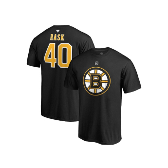 Boston Bruins pánske tričko #40 Tuukka Rask black