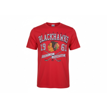 Chicago Blackhawks pánske tričko Vintage red