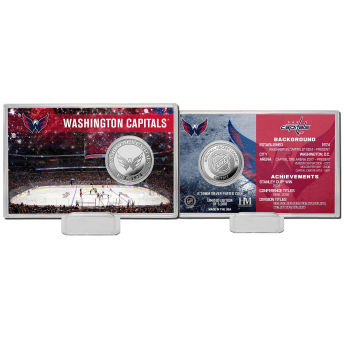 Washington Capitals zberateľské mince History Silver Coin Card Limited Edition od 5000