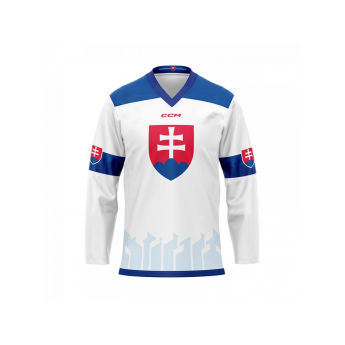 Hokejové reprezentácie hokejový dres Slovakia Juraj Slafkovský #20 CCM Hockey fan white