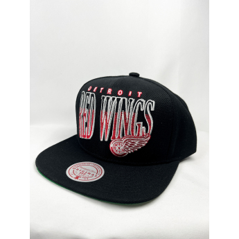 Detroit Red Wings čiapka flat šiltovka Line Work Snapback Vntg