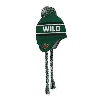 Minnesota Wild detská zimná čiapka Jacquard Tassel Knit With Pom