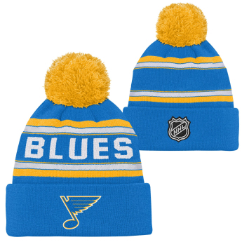 St. Louis Blues detská zimná čiapka 3Rd Jersey Jacquard Cuff Pom