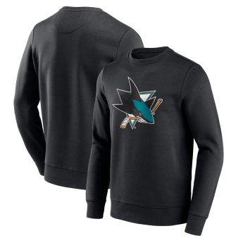 San Jose Sharks pánska mikina Primary Logo Graphic Crew Sweatshirt - VALUE