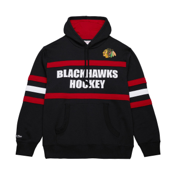 Chicago Blackhawks pánska mikina s kapucňou Head Coach Hoodie Current Logo black