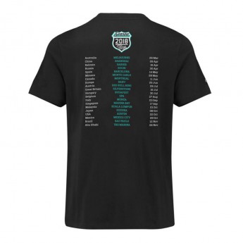 Mercedes AMG Petronas pánske tričko black Tour F1 Team 2018