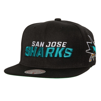 San Jose Sharks čiapka flat šiltovka NHL Triple Play Snapback