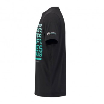 Mercedes AMG Petronas pánske tričko black Graphics F1 Team 2018